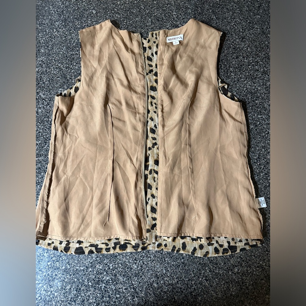 Merona Dressy Sleeveless Top NWOT - Picture 3 of 6